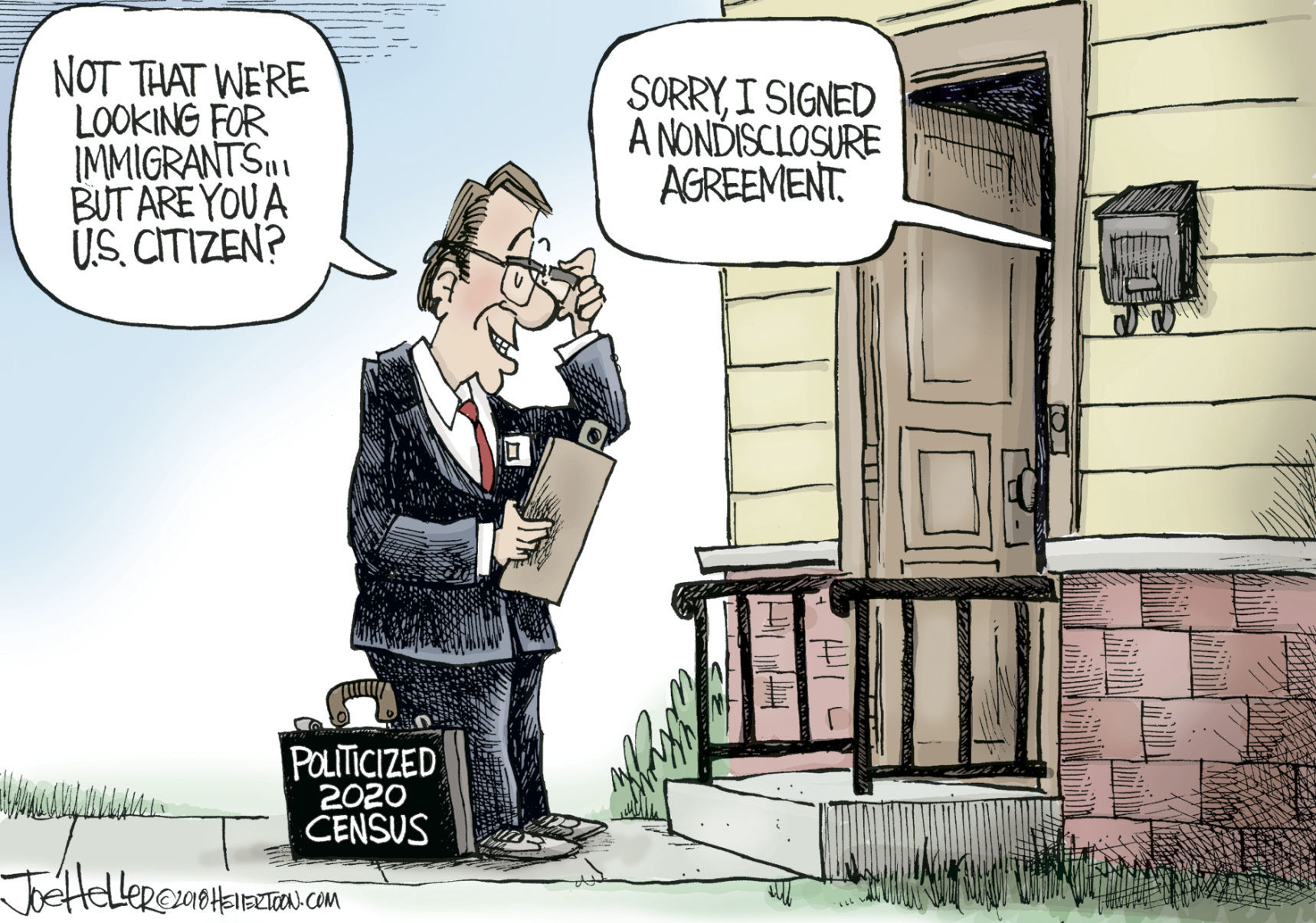 Census Question by Joe Heller